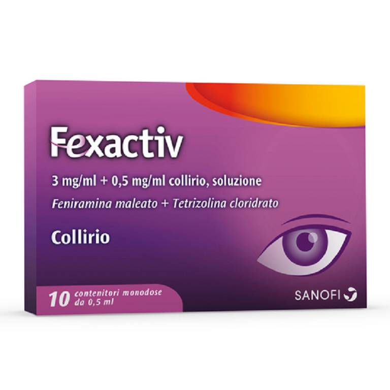 FEXACTIV*COLLIRIO 10FL 0,5ML