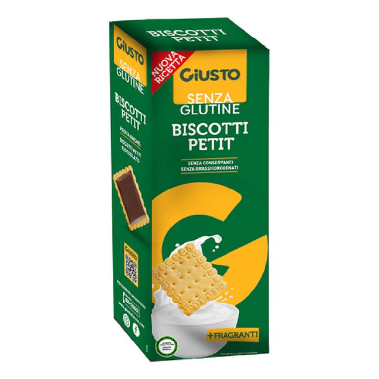 GIUSTO S/G BISCOTTI PETIT 175G
