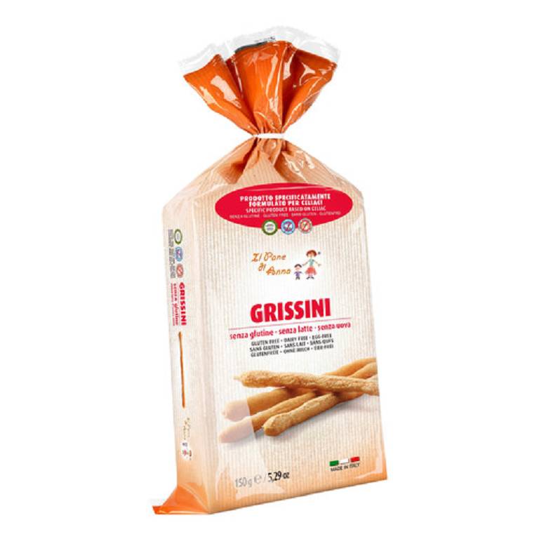 PANE ANNA GRISSINI S/LATTE150G